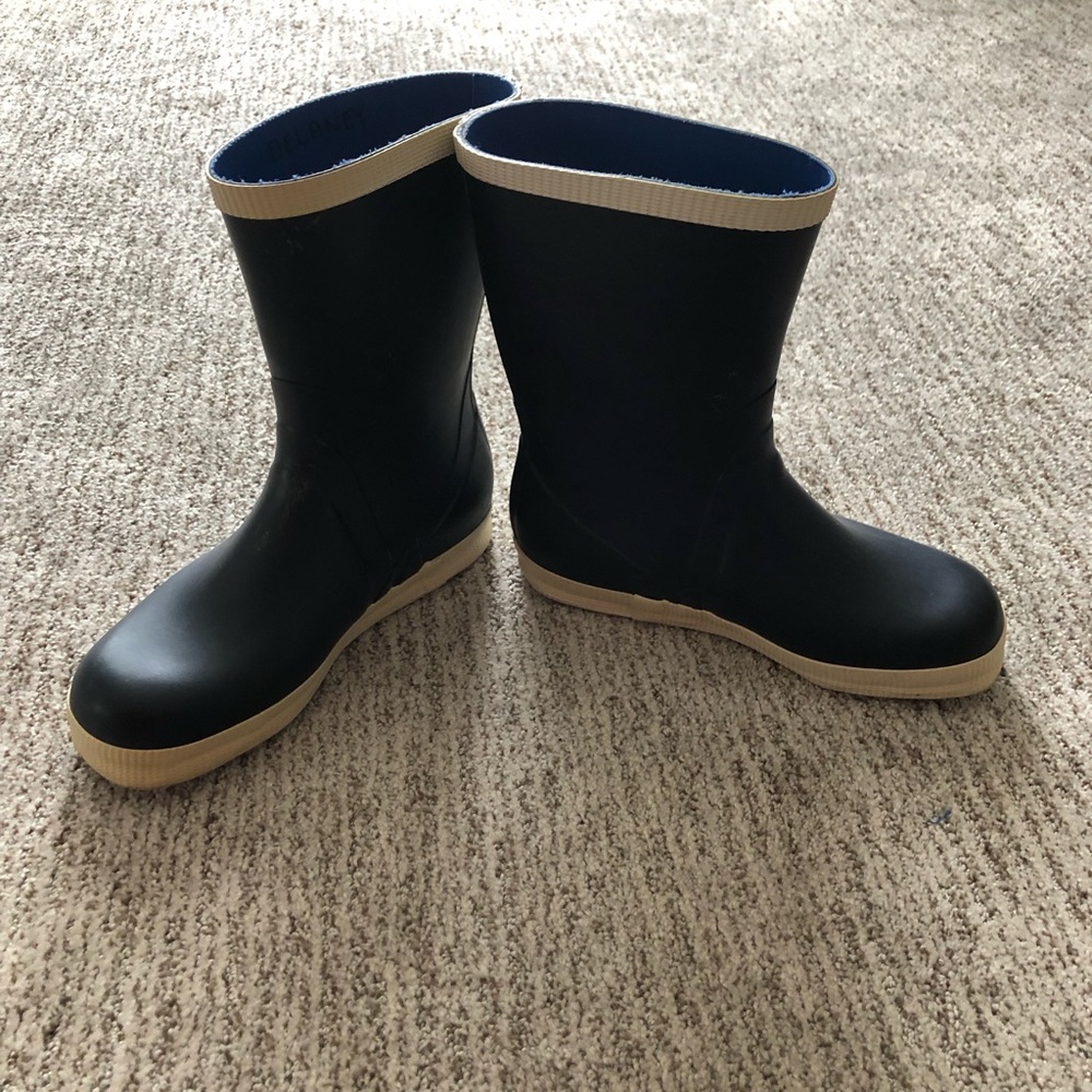 Harvik Navy Rubber Boots